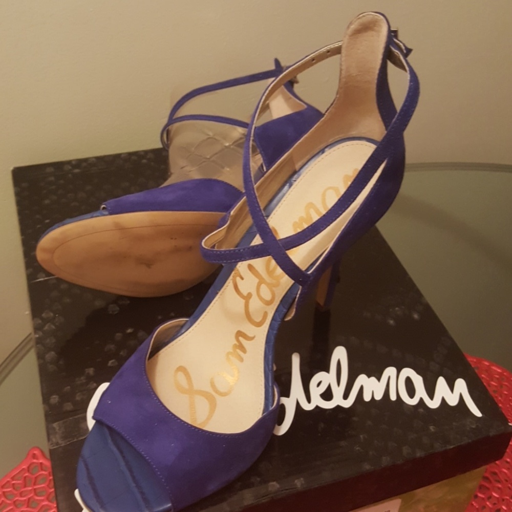 Sam Edelman Audrey Blue Suede